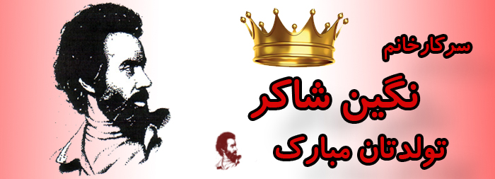 سرکار خانم نگین شاکر تولدت مبارک سرکار خانم نگین شاکر تولدت مبارک